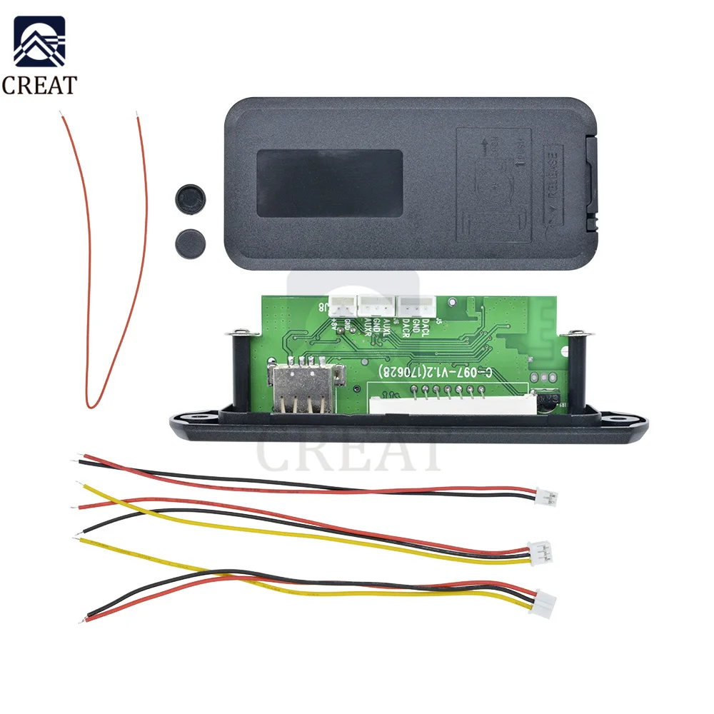 DC 7 -12V scheda di decodifica MP3 Bluetooth per decodifica auto modulo lettore MP3 supporto Radio FM USB TF telecomando IR