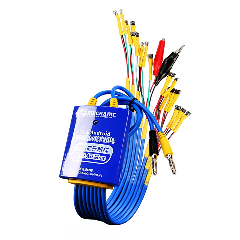 MECHANIC Android Power Supply Test Cable Mobile Boot Line For iPhone Samsung Huawei Oppo Xiaomi Repair Switch Power Test Cord