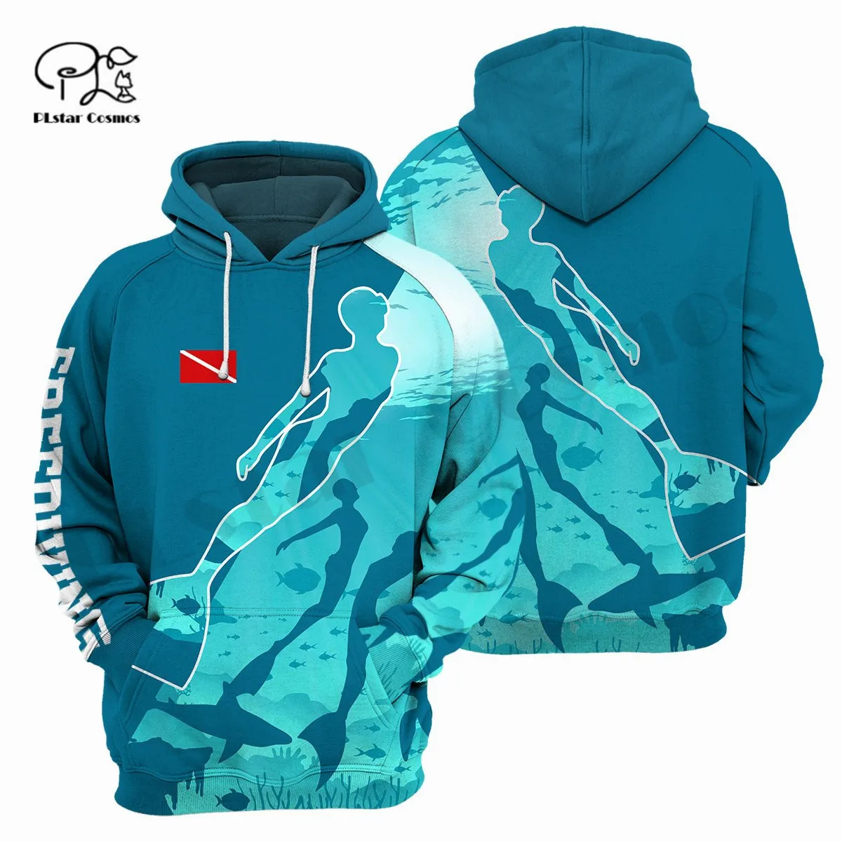 

PLstar Cosmos 3DPrint Newest Scuba Diving Sea Free Unique Men/Women Cozy Hrajuku Casual Streetwear Hoodies/Zip/Sweatshirt Style5