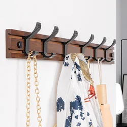 Nordic Fashion Style Bedroom Furniture Coat Rack Clothes Hanger Hooks Living Room Closet Bamboo Hat Racks Coat Hanger Wall Hook