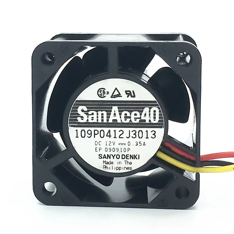 مروحة تبريد حافظة San Ace-Server ، حافظة الخادم ، جديدة ، 3Pin ، 12V ، 0.35A ، 42x40x28 ، 109P0412J3013 ،