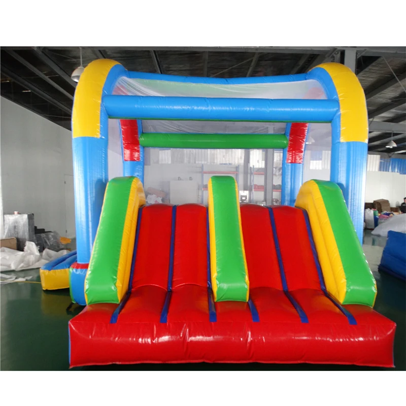 Pop Inflatable Bounce House PVC Inflatable Jumping Castle With Inflatable Slide Combo For Sale With Air Pump