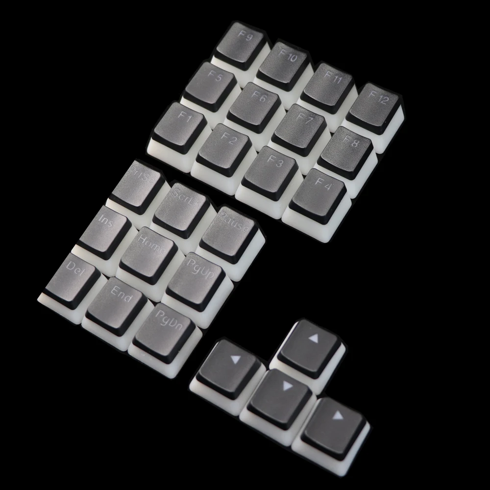 Double Shot Keycap Pbt Pudding 21key Numpad Multimedia Sleutel F1-F12 Keycaps