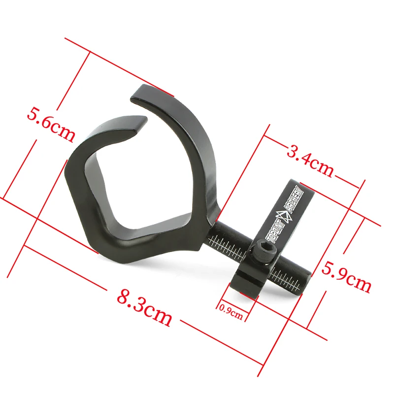 1pc Arrow Rest Archery Bow Fishing Arrow Rest Aluminum Alloy Easy to Install Durable Outdoot Hunting Shooting Accessories