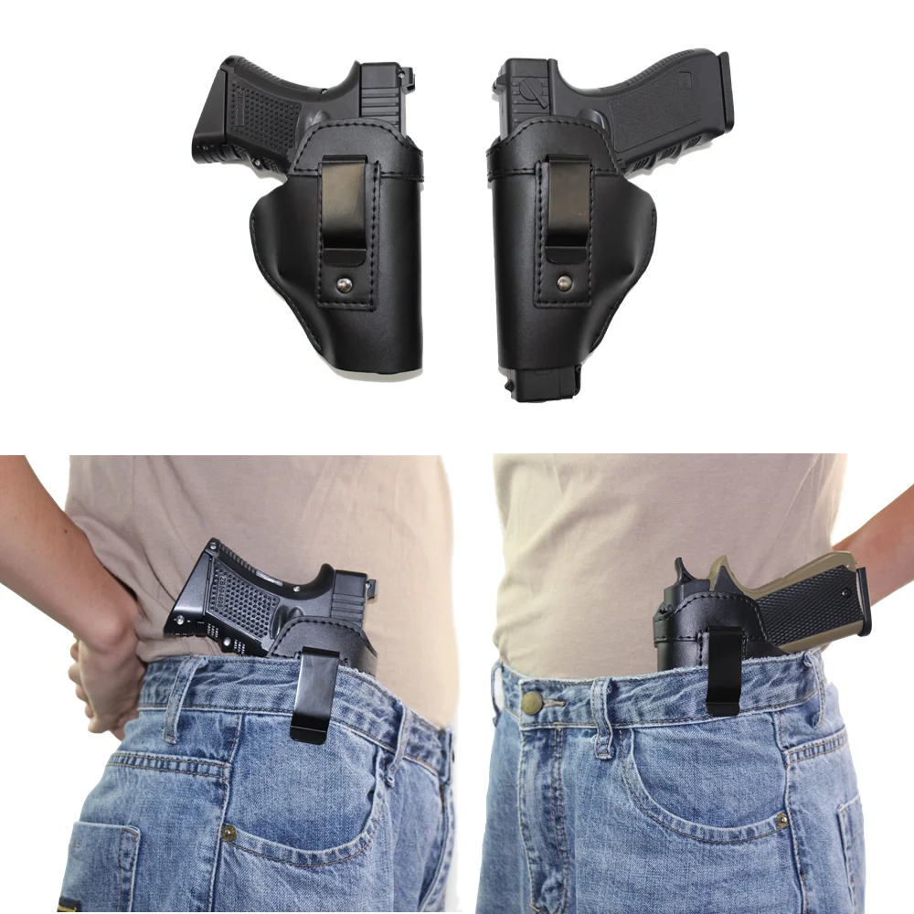 Funda de cuero oculta para mano izquierda/derecha para Taurus 444/HK USP Compact/APS/PPK/P226/P99, accesorios de caza