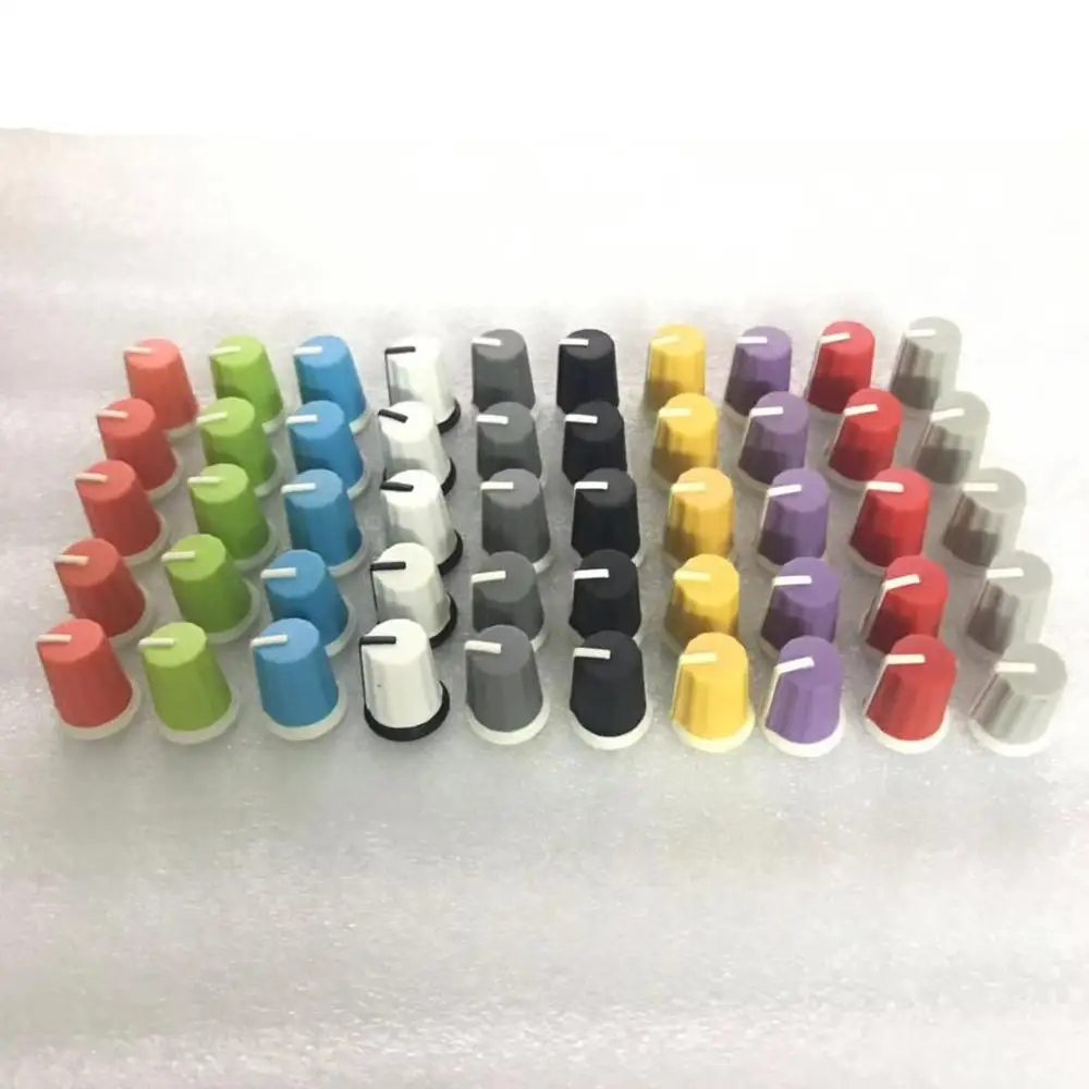 50 قطعة استبدال المقبض الدوار الأسود EQ لبايونير DJ MIXER DJM djm-2000 900 850 750 700 800، - DAA1176 DAA1305 - ملون للاختيار