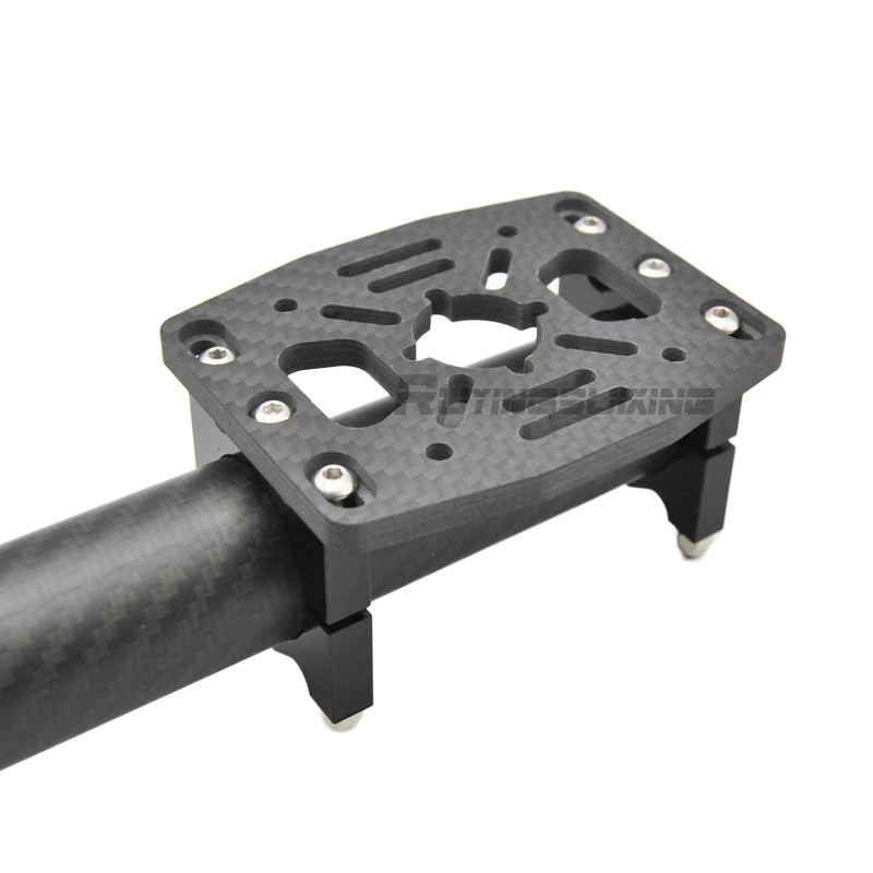 Carbon Fiber Motor Base For Remote Control Drones 30/35/40mm Pipe Diameter Universal Accessories