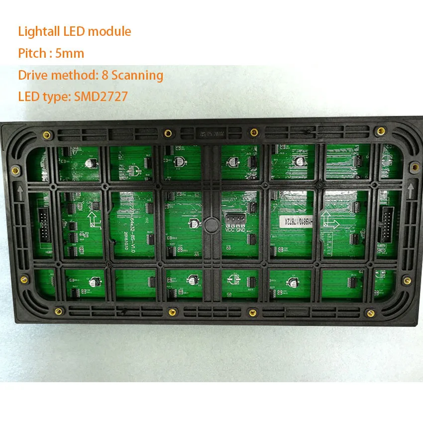 Asli Lightall 320*160Mm P5 Rgb Led Modul Led Tanda Smd Taksi Led Panel Led Matrix HD Led Display P4 P8 P10