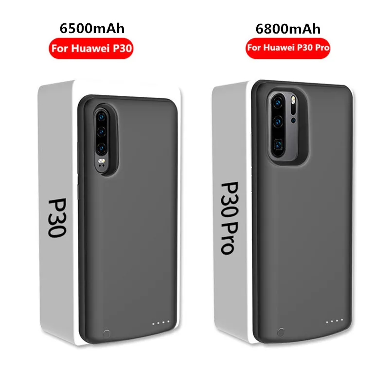 

Portable Charger Powerbank Cover For Huawei P30 Pro External Battery Cases Backup Power Bank Cover For Huawei P30 Charging Case