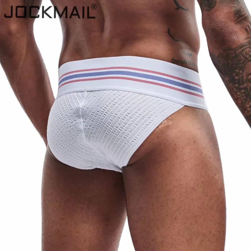 Jockmail 4 pacote cueca masculina sexy briefs jockstrap moda masculina briefs algodão cuecas gay cueca pênis biquini homem deslizamento homme