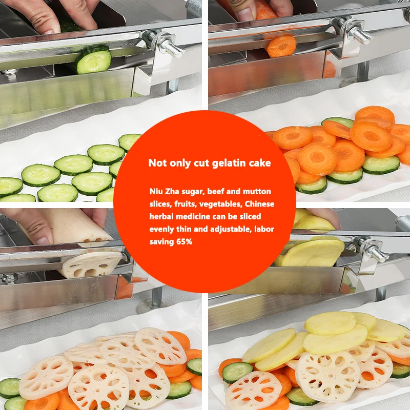 قطاعة لحوم يدوية متعددة الوظائف من الفولاذ المقاوم للصدأ ، لتقطيع جيلاتين ، لحم البقر ، لحم الخنزير ، كعكة الأرز ، الخضار ، لحم الخنزير