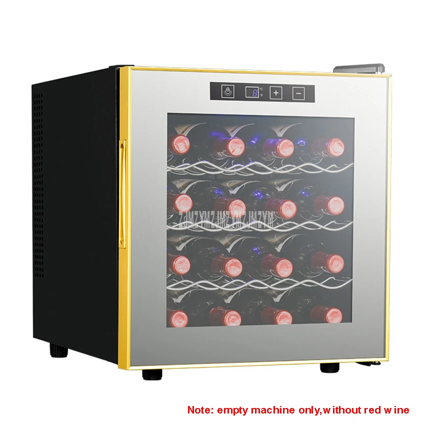 4 Layer 39L Electric Red Wine Cabinet 16 Bottle Constant Temperature Stainless Steel Home/Ice Bar Mini Wine Refrigerator TL-39