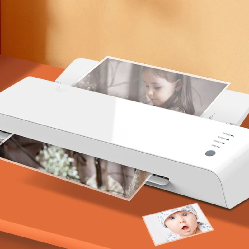 Laminating Machine A4 Document Photo Film Rolling Machine Household Plastic Sealing Gluing Machine Photo Laminating Machine