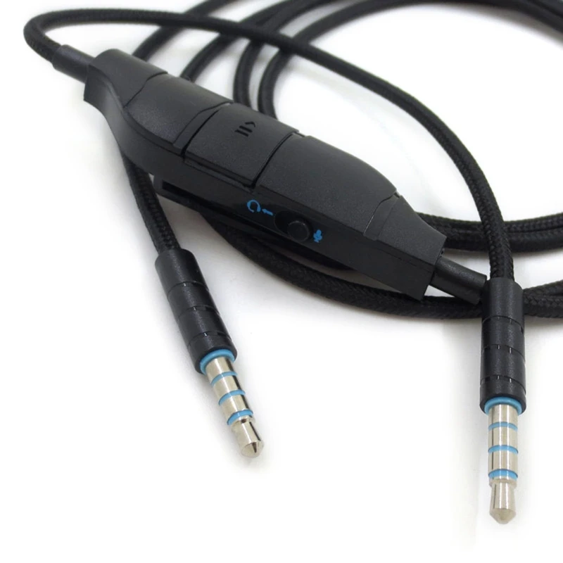 جديد استبدال كابل سماعة الرأس خط سلك الصوت لوجيتك-G633 G635 G933 G935 سماعات الألعاب مع ضبط