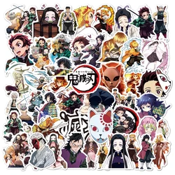 10/30/50PCS Demon Slayer Kimetsu No Yaiba Anime Waterproof Stickers Car Motorcycle Travel Luggage Guitar Fridge Toy Sticker Gift