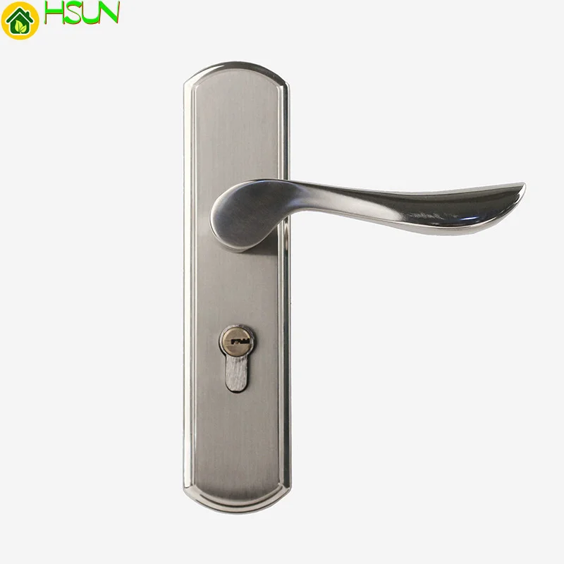 Lock Have Indoor Stainless Steel Panel Hand Hold Hand Double Tongue Lock Suit Hotel Hardware Lock