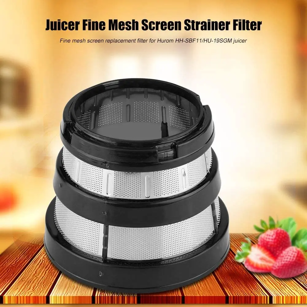 Für HUROM Entsafterfilter, Saftfilter mit kleinen Löchern, geeignet für SBF11/HU19/HU600/HU1100 Teile, Entsafterfilterkorb – Detail 12