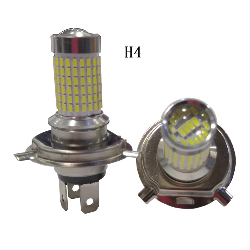 2PCS H4 H7 H8 H11  144SMD LED Car Headlamps/DRL/Fog Lamps External Daytime Running Lights car-styling