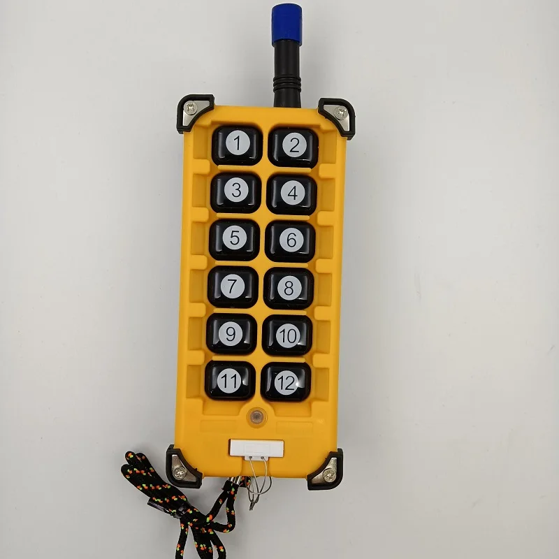 3000m DC12V 24V 12CH Radio Controller RF Wireless Remote Control Overhead travelling crane System Receiver Numer button Remote