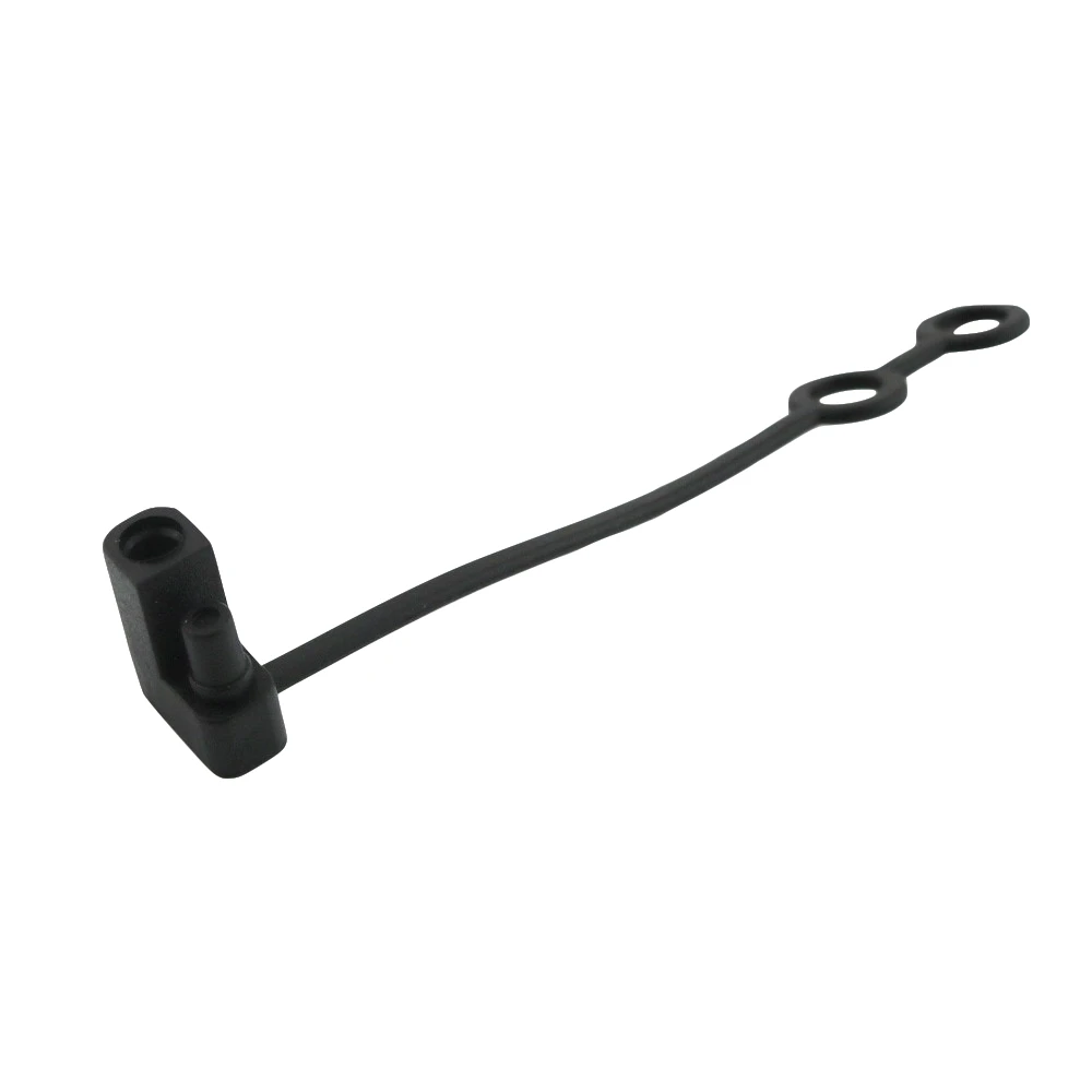 2pcs Replacement Weather Caps for SAE Two Pin Battery Plug/Charging Plug Adapter Black