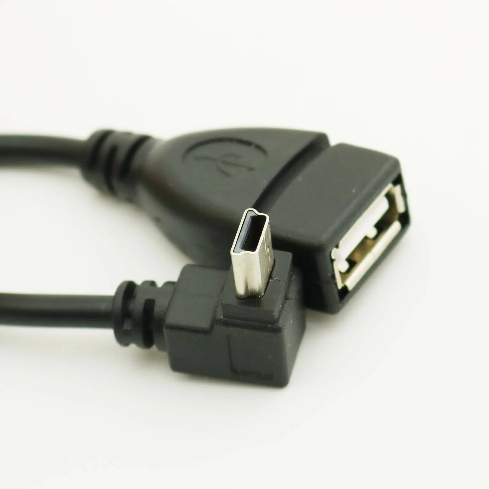 1pcs Mini USB 5 Pin Male to USB 2.0 A Female Host OTG Extension Adapter Cable 15cm