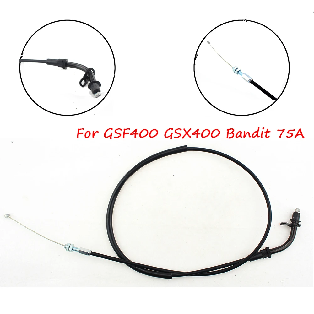 For Suzuki GSF400 GSX400 GSF 400 Bandit 75A Motorcycle Replacement Throttle Cable Line Emergency Throttle Wire Cable