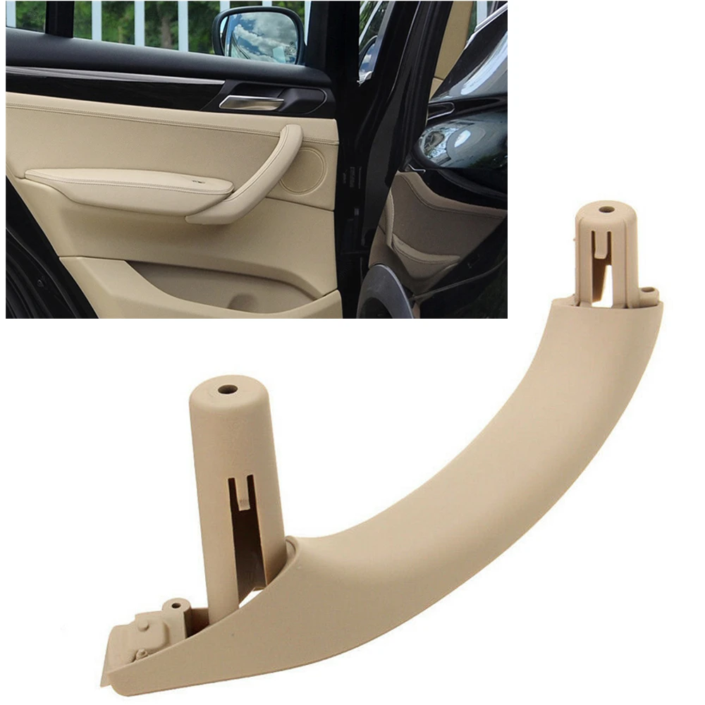 

For BMW F25 F26 X3 X4 2010-2017 Beige Left/Right Side Door Inner Handle Pull Trim