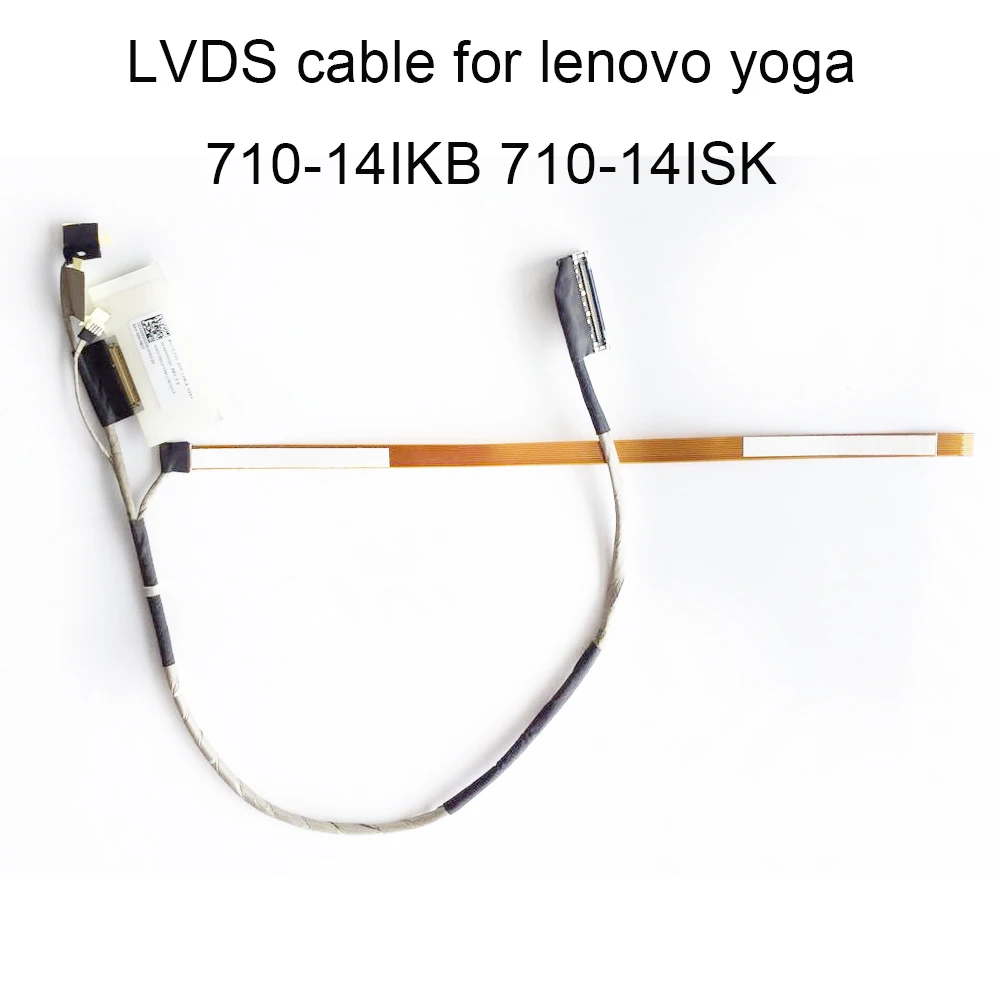 Computer PC FHD LVDS Cable DC02002D200 for Lenovo YOGA 710-14 710-14IKB 710-14ISK 710-15 30PIN 5C10l47422 LCD Video Connector