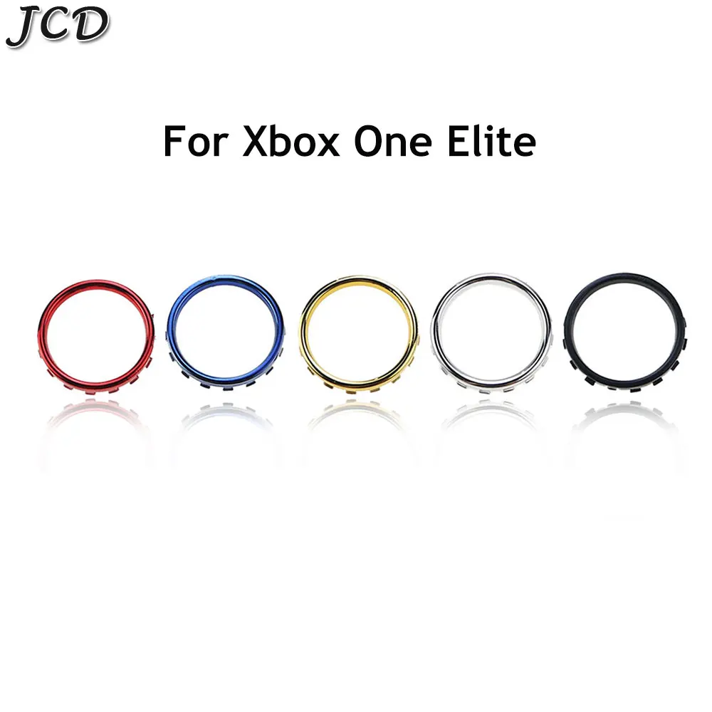 

JCD 2pcs Thumbstick Accent Rings For Microsoft Xbox One Elite Controller Gamepad Replacement Parts Thumbstick Accent Rings