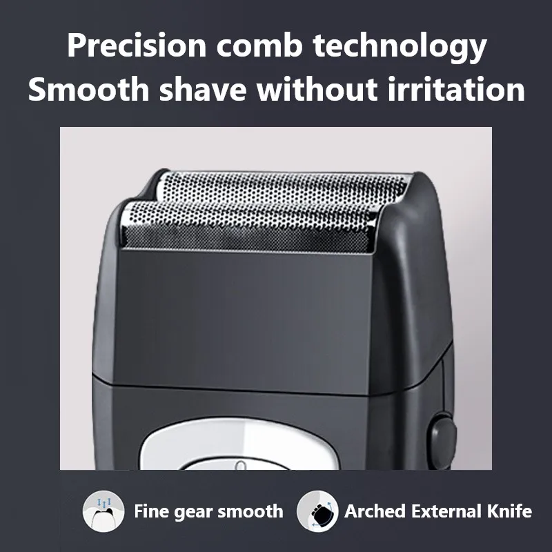 มีดโกนใบมีดเปลี่ยนหัวโกนสำหรับเครื่องโกนหนวดไฟฟ้า KM-1103ตาข่ายมีดโกนใบมีดสุทธิ Original Beard โกนหนวดอะไหล่