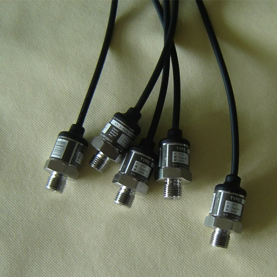 Stainless Steel Molded Case Lead Type Pressure Sensor Three-Wire 0.4MPa Pressure Transmitter 4Bar