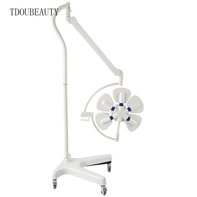 Chirurgische schaduwloze lamp Microcosmetische tandheelkunde Huisdier Medische verticale mobiele chirurgische lamp (AC / 90V-230V)