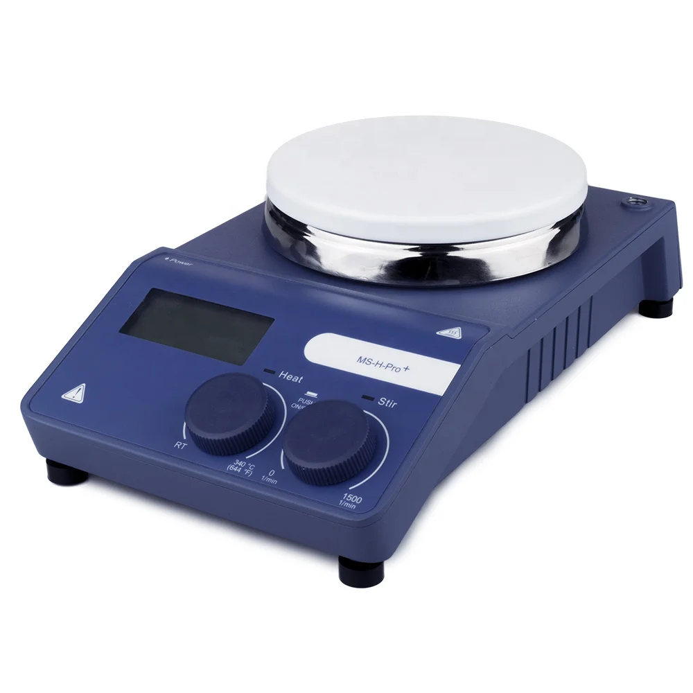 

WEST TUNE MS-H-Pro+ Cheap 5 inch Ceramic Work Plate Magnetic Hotplate Stirrer with LCD display