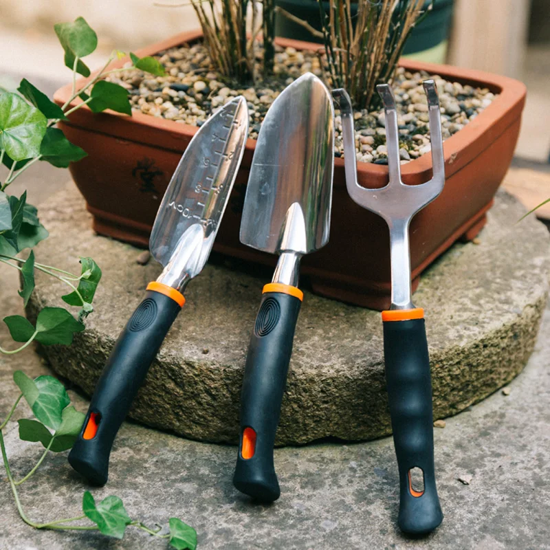 

Potted shovels, flowers, spades, shovel, horticulture, three sets of household meat tools set.