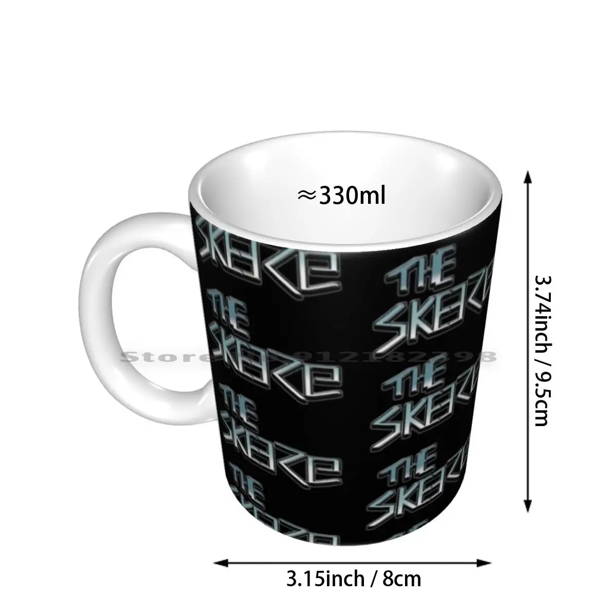 The Skeeze-From Ceramic Mugs Coffee Cups Milk Tea Mug The Skeeze Band Heavy Metal Canadiana Acoustic Guitar Cajones Creative