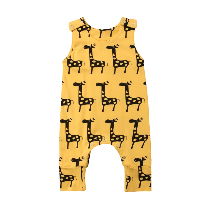 

Pudcoco Fast Shipping New Fashion Newborn Toddler Baby Boy Girl Summer Romper Print Animal Jumpsuit Outfits Sunsuit