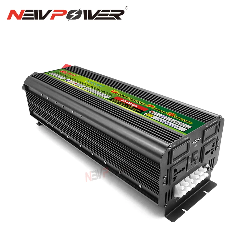 5000W Inverter DC12/24V Sang AC 220V 110V Adapter Sạc Chuyển Đổi Màn Hình Hiển Thị LED Sửa Đổi sóng Sin Bộ Lưu Điện Sạc Inverter