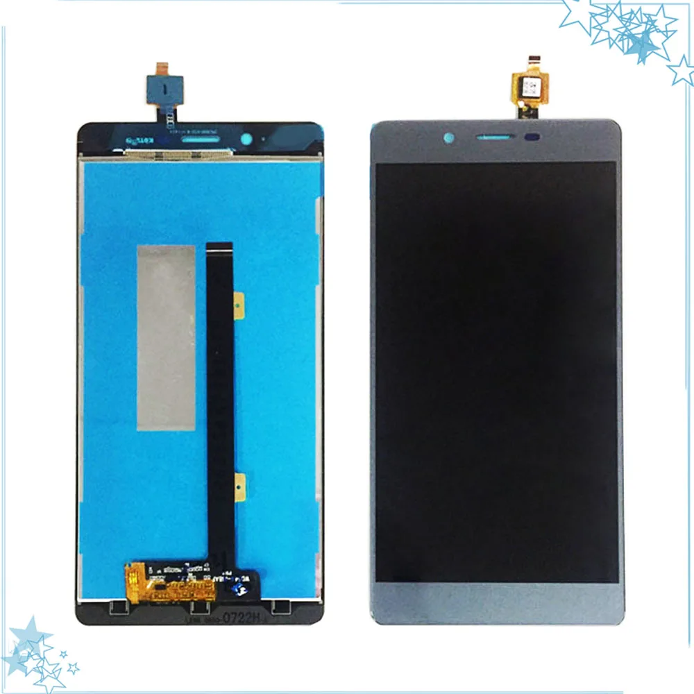 Grey/White For Archos 55 Cobalt Plus LCD Display Touch Screen Digitizer Assembly Repair Parts Phone Accessories Glass Panel