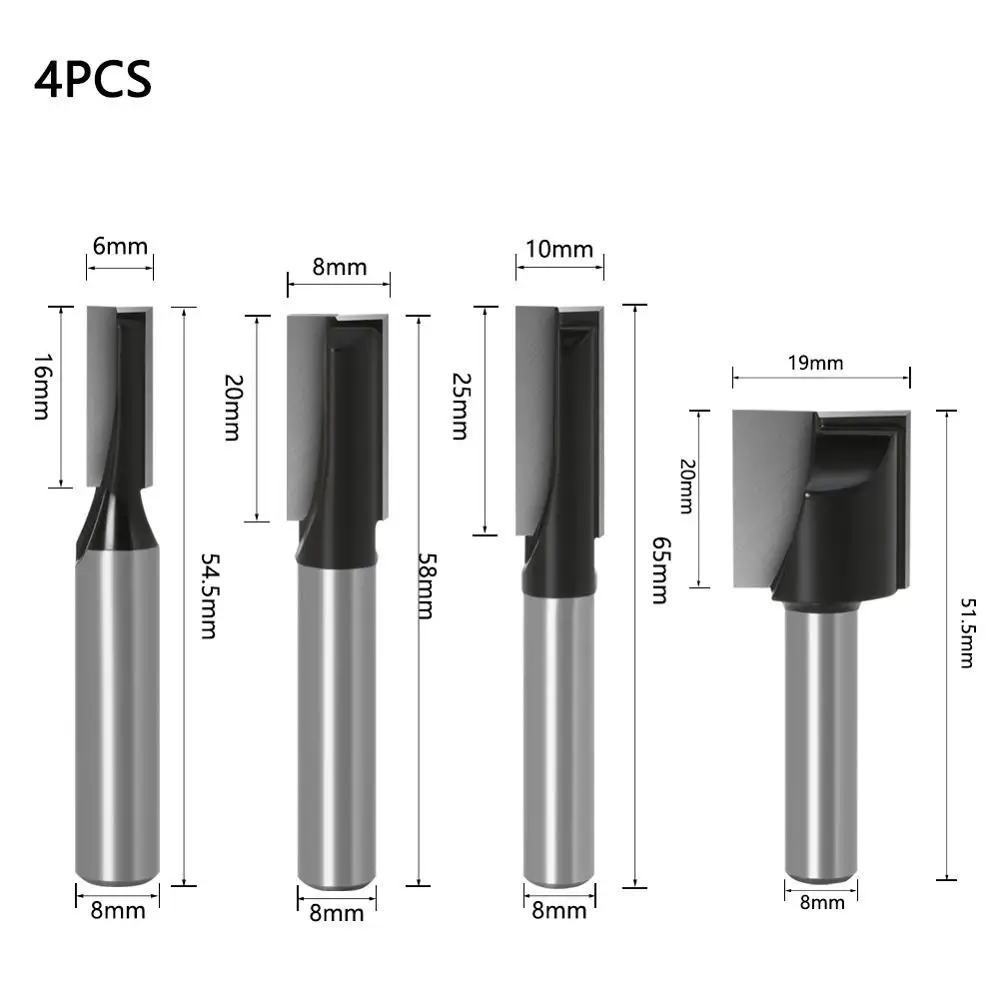 Imagem -02 - Fresadora de Carboneto Sólido Bit de Gravura em Madeira Limpeza Bottom Router Bits Fresa para Ferramentas para Madeira mm Shank 32 mm Cnc