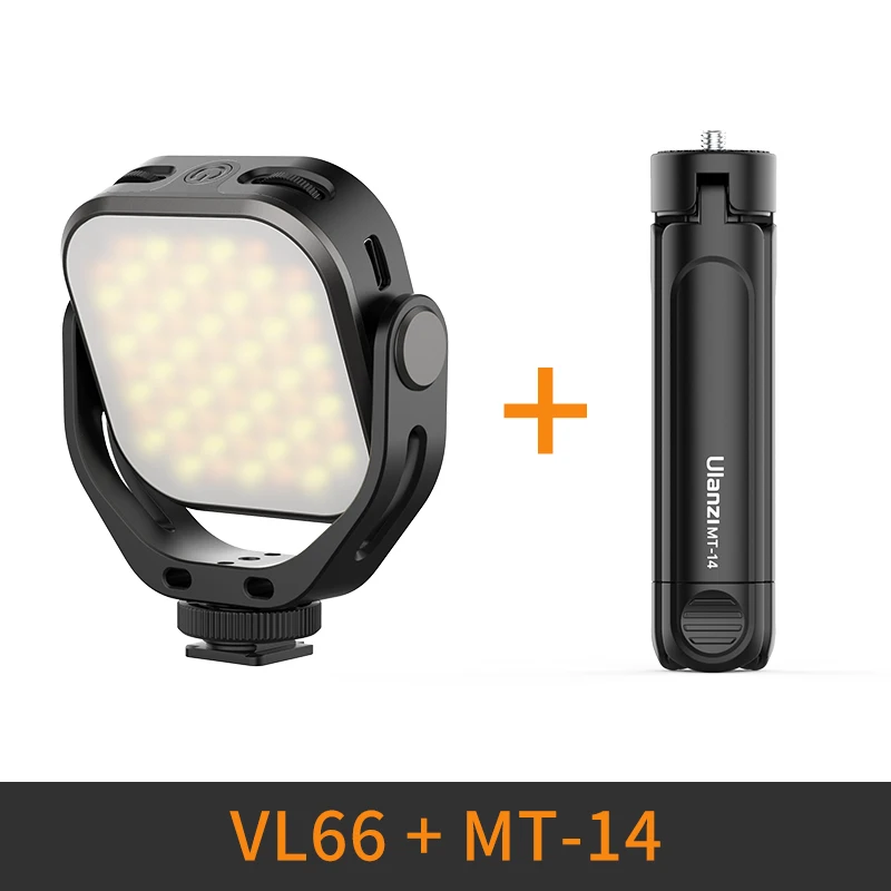Ulanzi Vijim VL66 調整可能な LED ビデオライト 360 回転マウント