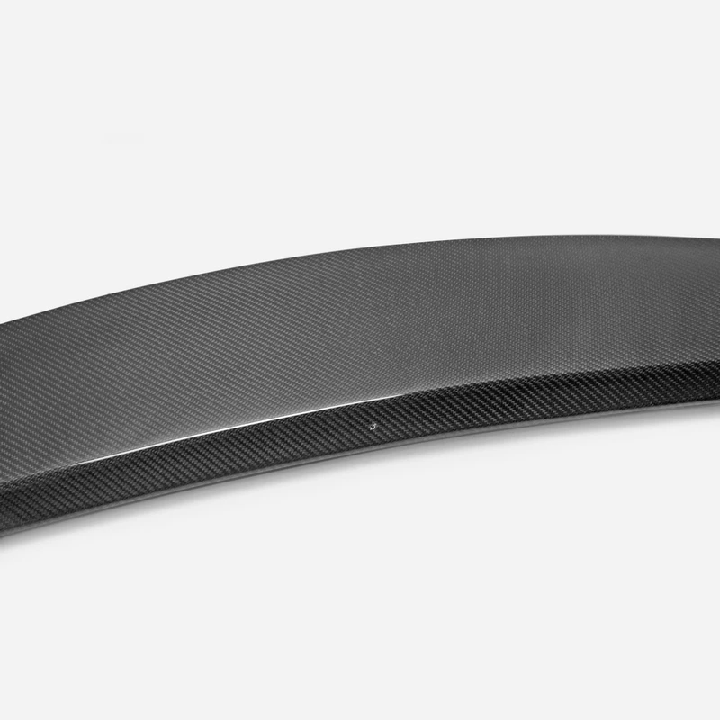 TMK Style Carbon Fiber Bonnet Spoiler (Pre-Facelifted) For Toyota 08-11 Prius ZVW30 RR-GT Glossy Finish Hood Lip Racing Trim Kit