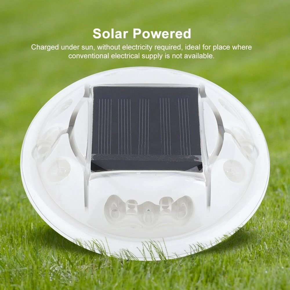 IP65 Solar światła pokładowe podjazd dok LED Light Outdoor wodoodporna droga Stud na krok chodnik schody ścieżka ogrodowa Yard