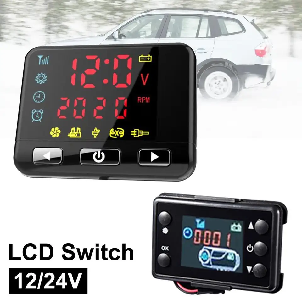 Feegow 12V/24V Standheizung LCD Monitor Controller Schalter für Air
