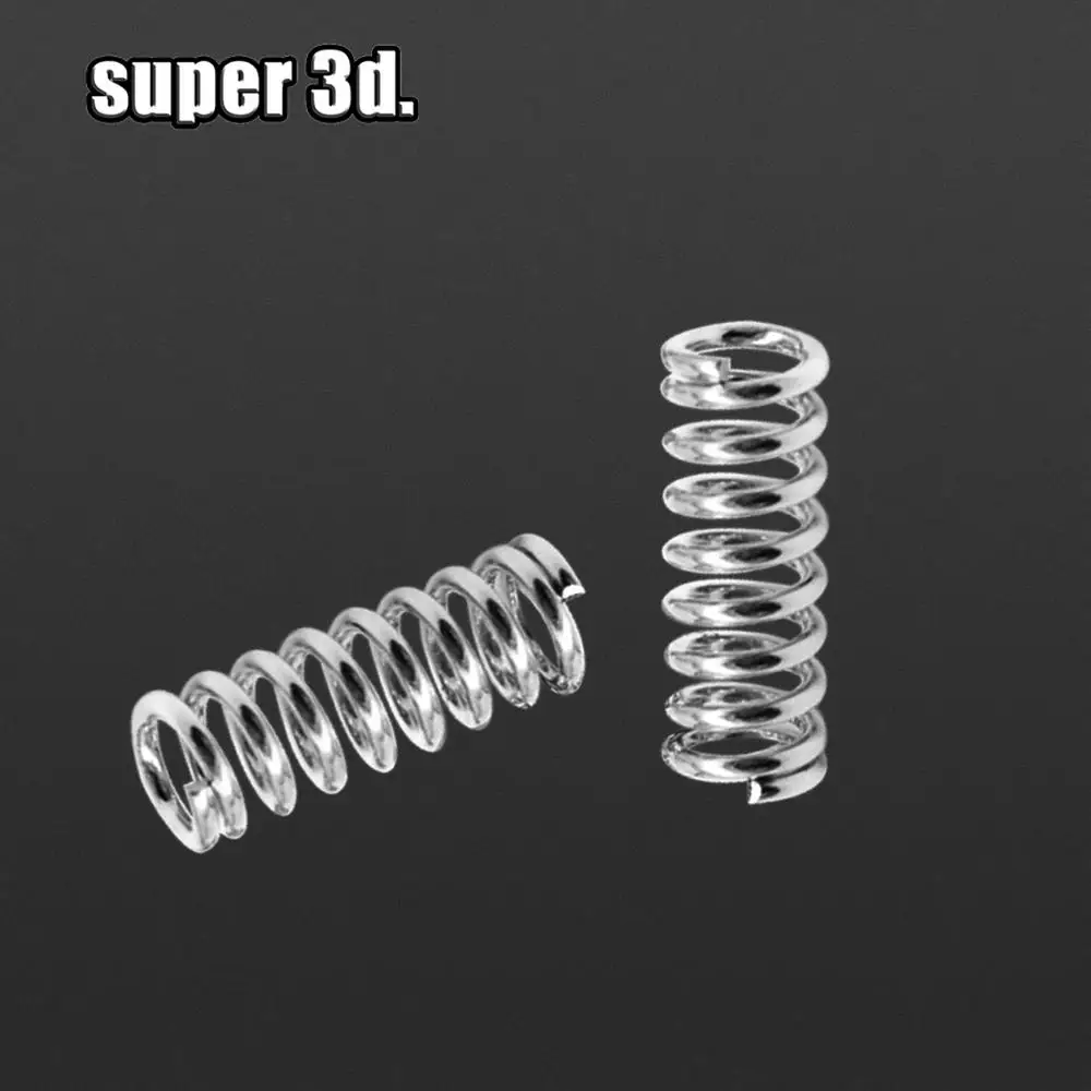 10pcs 3D printer accessory extruder  Feeder strong spring  for DIY Ultimaker mk8 i3 reprap nickel plating spring 1.2mm 20mm