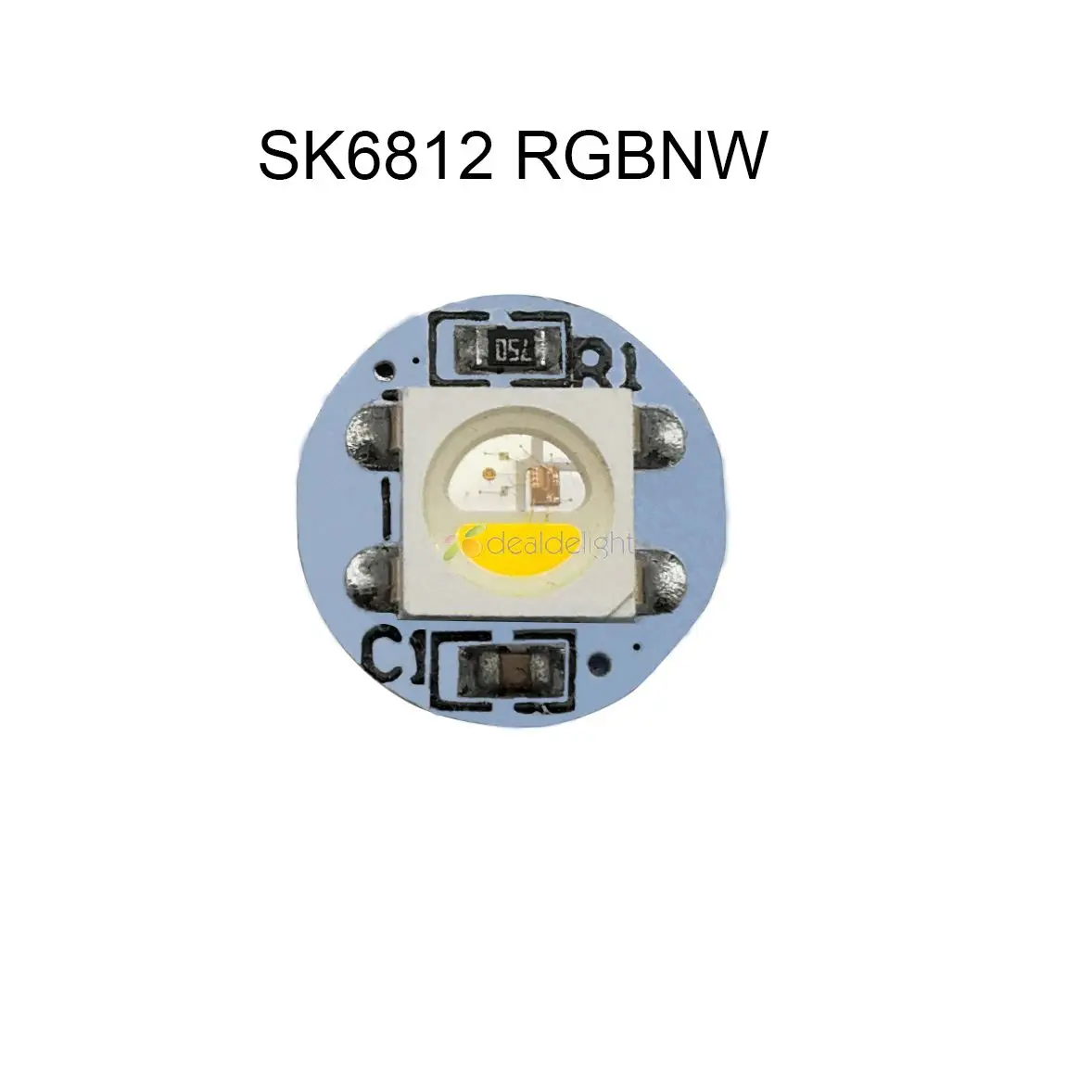 20-500pcs 5050 SMD WS2812B RGB SK6812 RGBW LED Chip Addressable With Mini PCB board (10mm*3mm) Heatsink Black White PCB DC5V