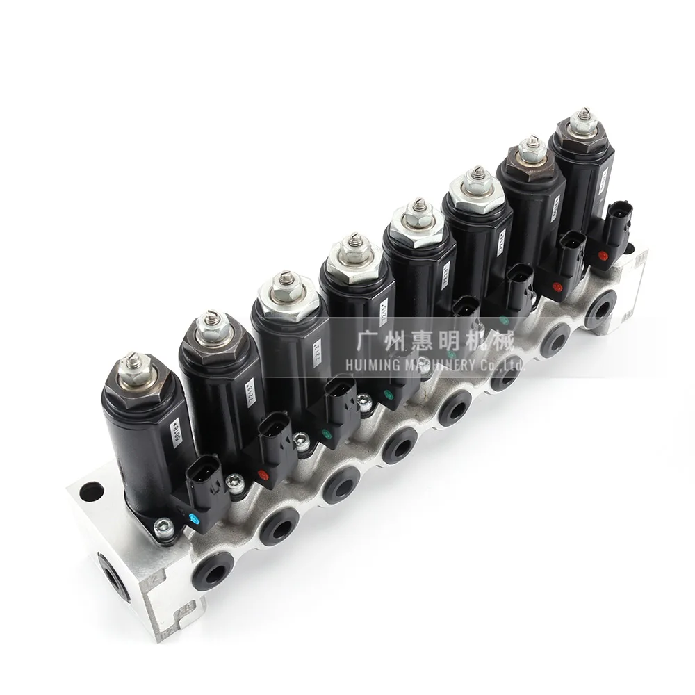 Excavator Kobelco SK200-6E solenoid valve seat assembly original 210/230/250/260/330/350-8 solenoid valve 8KWE5A-30 G24WR-832