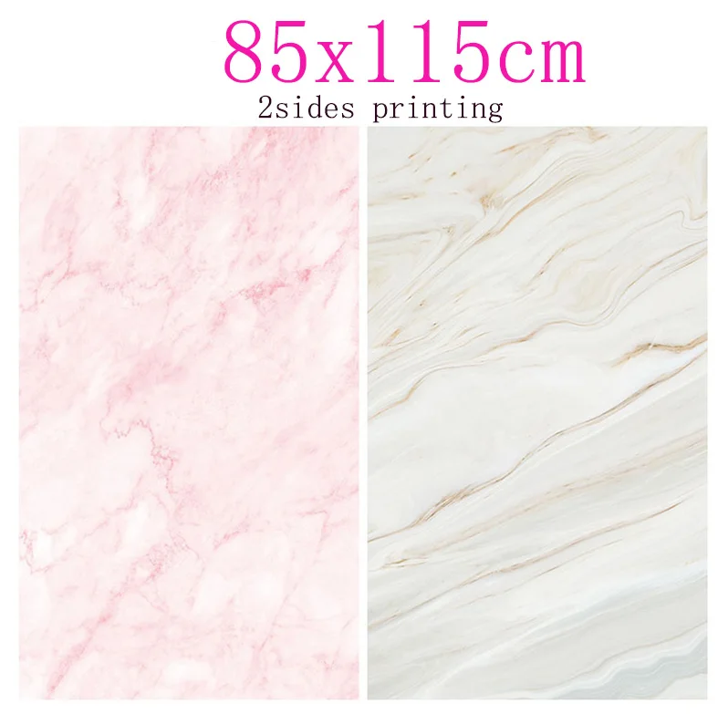 Photo Studio Backgrounds 85X115CM 2sides Photography Big size Wood Marble Pink Printing Backdrops Waterproof for Camera Photo