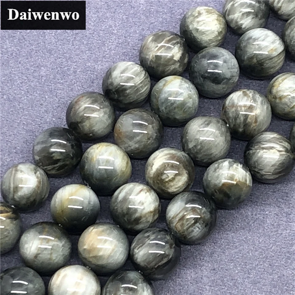 AAA Natural Eagle Eye Stone Beads 6-12mm Round Natural Loose Diy Bracelet Men