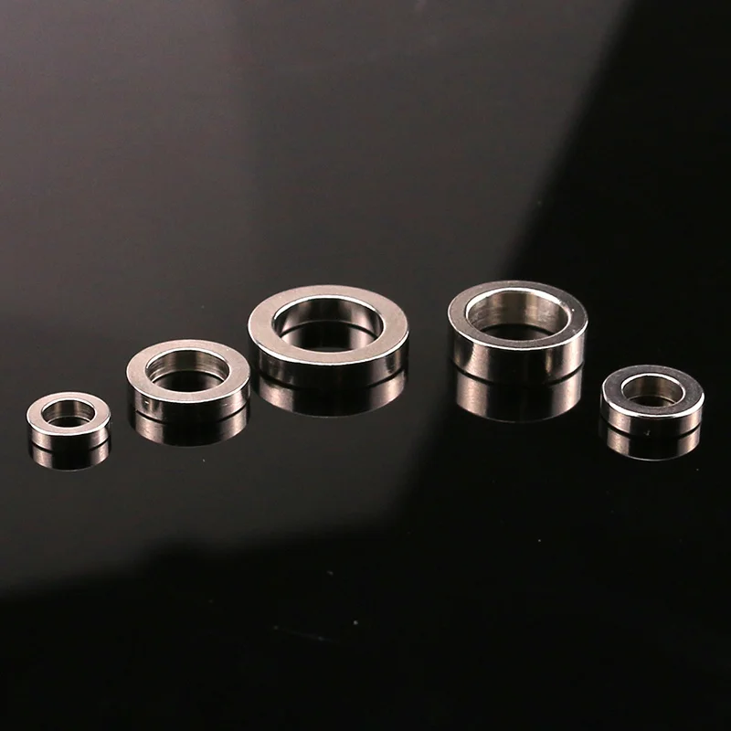 10pcs/lot Stainless Steel Round Big Hole Bead Loose Spacer Beads for Jewelry Making Wholesale Accessories Diy Necklace/Bracelet