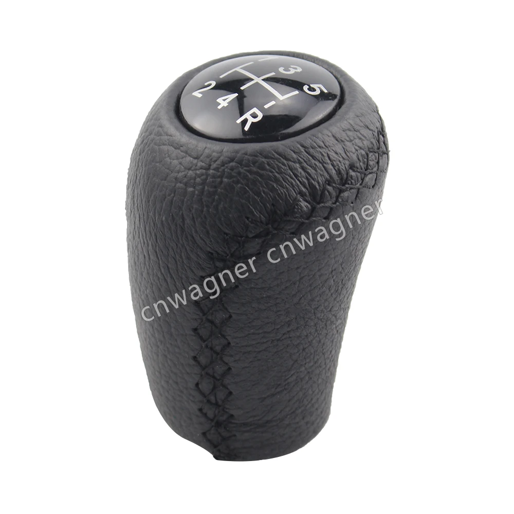 Leather 5 6 Speed Gear Shift Knob for MAZDA 3 BK BL 5 CR CW 6 II GH CX-7 ER MX-5 NC III 23 MT Leather Shifter Lever Arm Headball